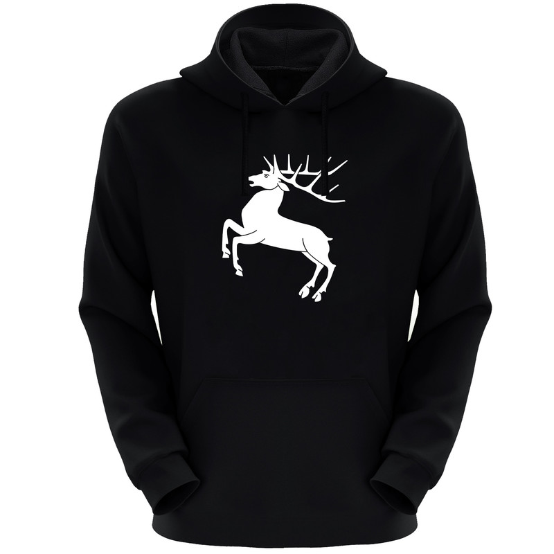 خرید و قیمت هودی مردانه مدل گوزن S112 رنگ مشکی