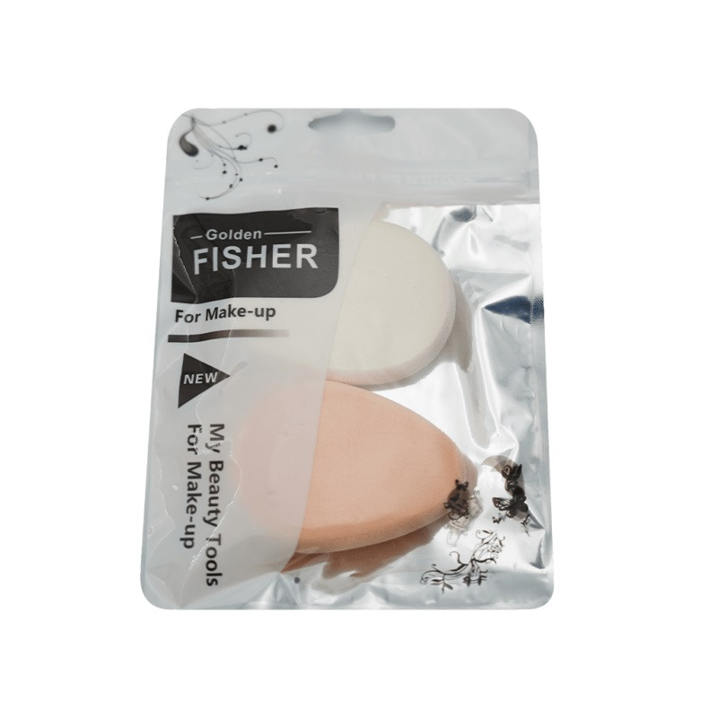 پد آرایشی گلدن فیشر مدل اشکی بسته دو عددی