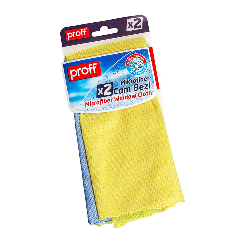 خرید و قیمت دستمال نظافت پروف مدل میکروفایبر Window مجموعه 2 عددی