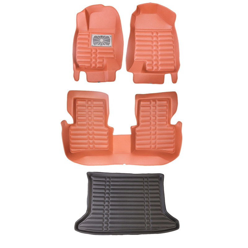 کفپوش سه بعدی خودرو کد 13 مناسب برای جکS3 به همراه کفپوش صندوق