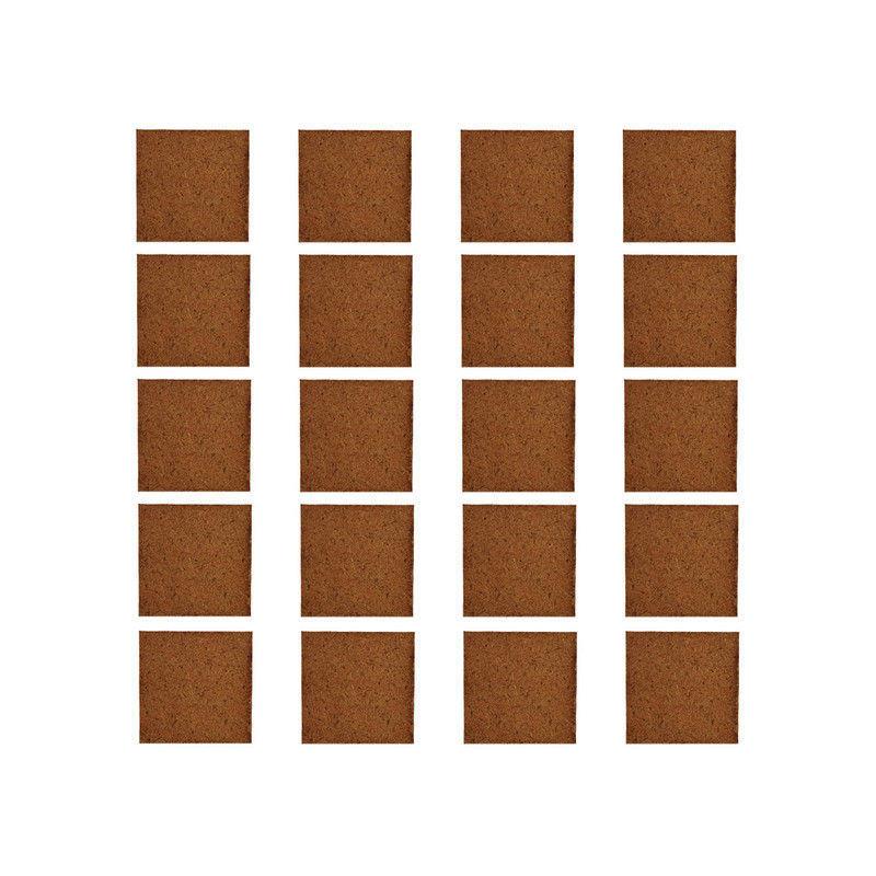 اسلایس چوبی مدل مربع 3 بسته 20 عددی