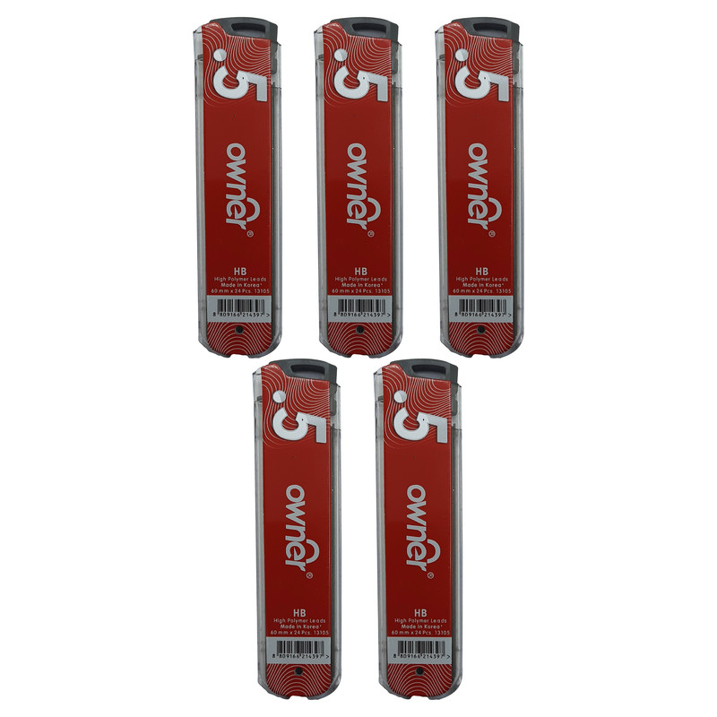 نوک مداد نوکی 0.5 میلیمتری اونر مدل KM130 بسته 5 عددی