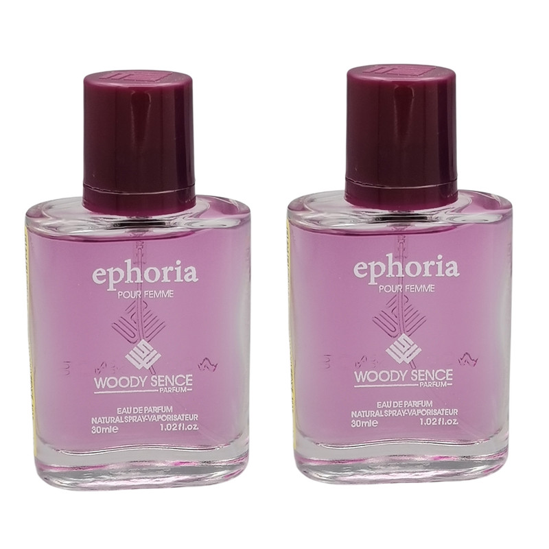 عطر جیبی وودی سنس مدل ephoria حجم 30 میلی لیتر بسته 2 عددی