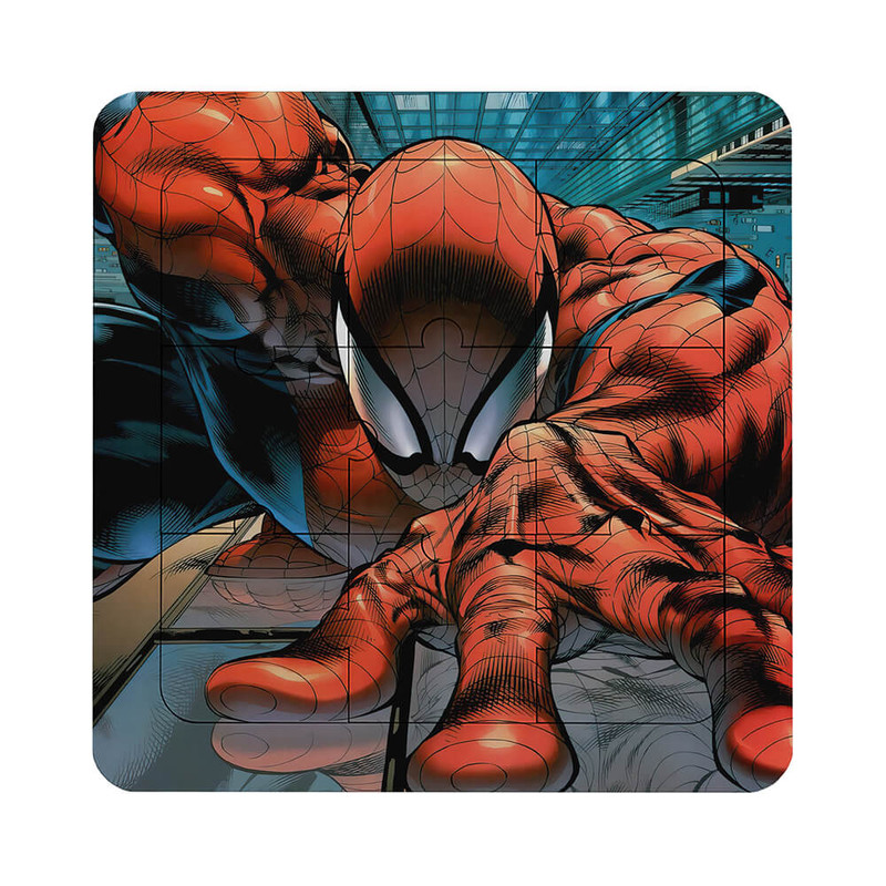 پازل 9 تکه زیگ زاگ طرح مرد عنکبوتی کد 2001