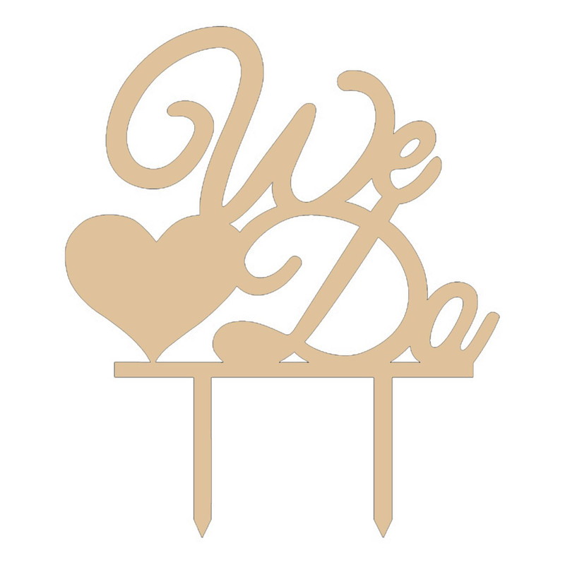 تاپر کیک جشنکده مدل We Do