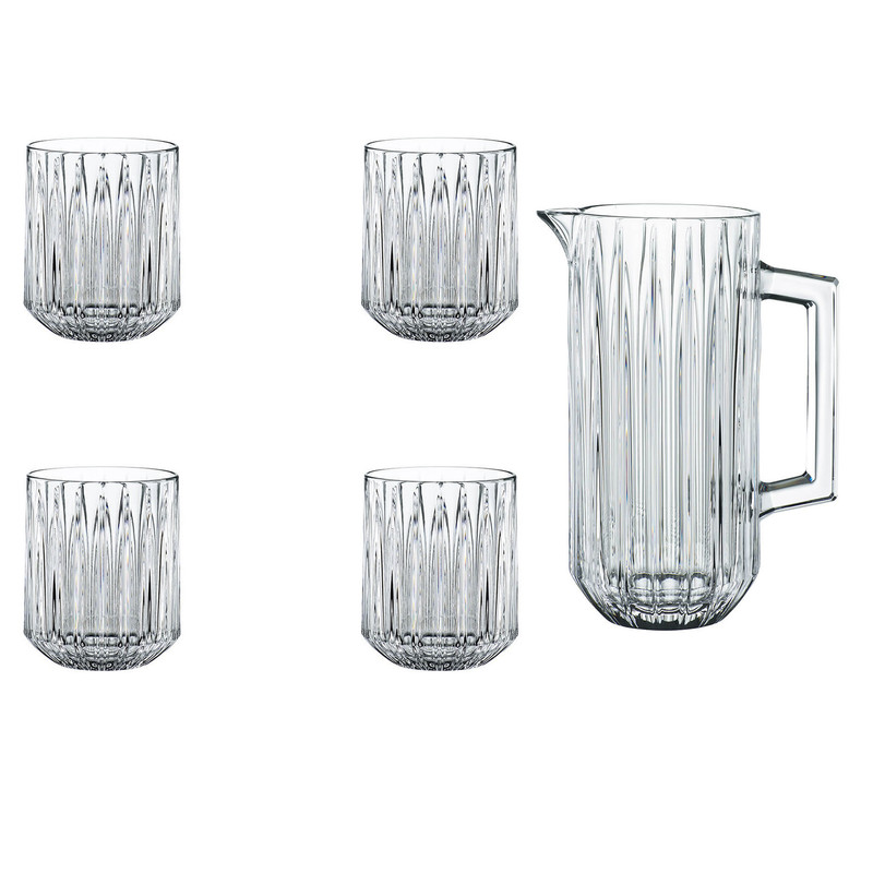 سرویس پارچ و لیوان 5 پارچه ناخمن مدل جولز