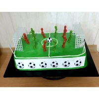 کیک تولد پسرانه طرح فوتبالی 3000گرمی (هزینه ارسال به صورت پس کرایه برعهده مشتری)