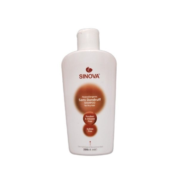 شامپو شد شوره مو سینوا مدل DH حجم 200 میلی لیتر