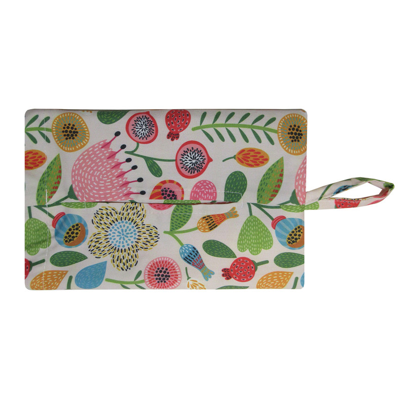 جای دستمال کاغذی هوم اند لایف مدل روشنا طرح گل فانتزی جعبه ای کد 790008