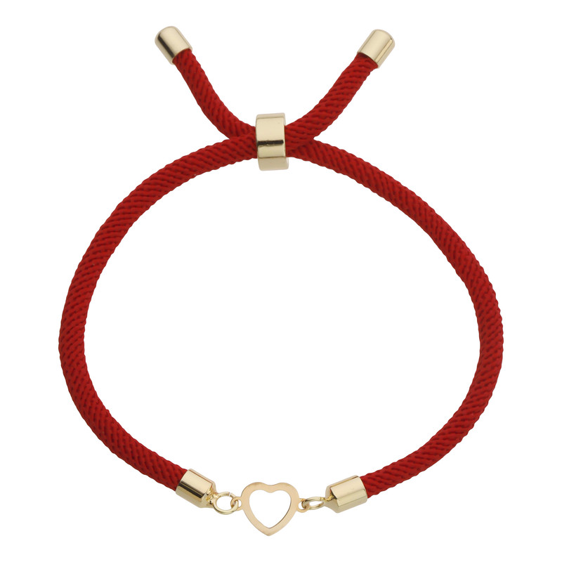 دستبند طلا 18 عیار زنانه مایا ماهک مدل MB1669 طرح قلب