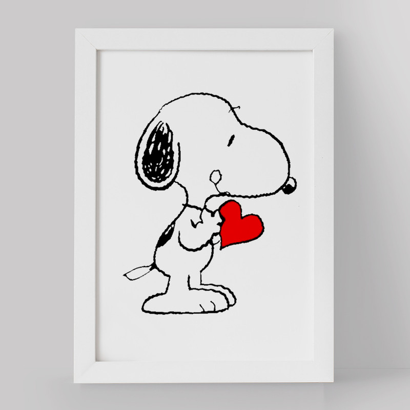 تابلو خندالو مدل انیمیشن اسنوپی کد 13884