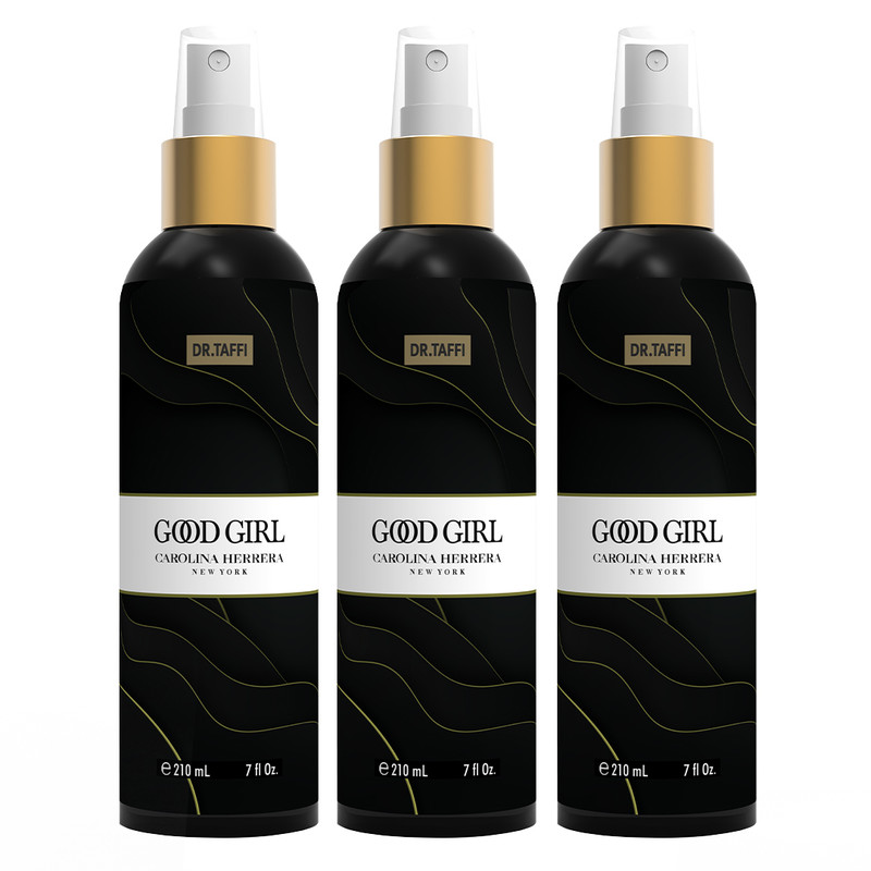 اسپری بدن زنانه دکتر تافی مدل گود گرل حجم 210 میلی لیتر مجموعه سه عددی