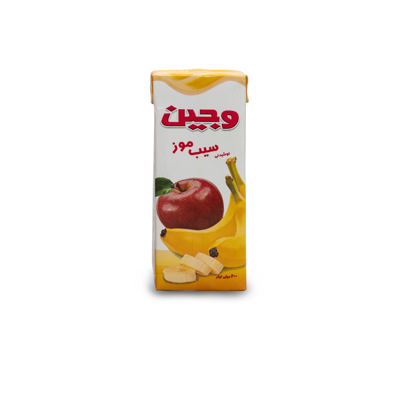 آمیوه سیب موز تتراپک وجین وزن 200 سی سی
