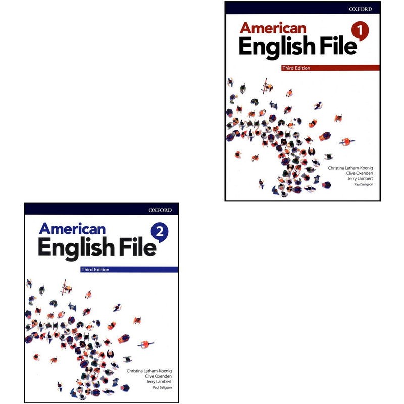کتاب American English File 3rd Digest Sizeاثر جمعی از نویسندگان انتشارات Oxford دو جلدی