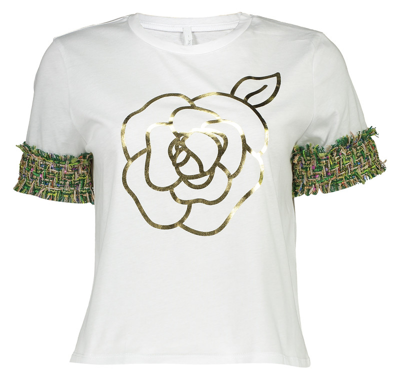 تی شرت نخی یقه گرد زنانه - امپریال