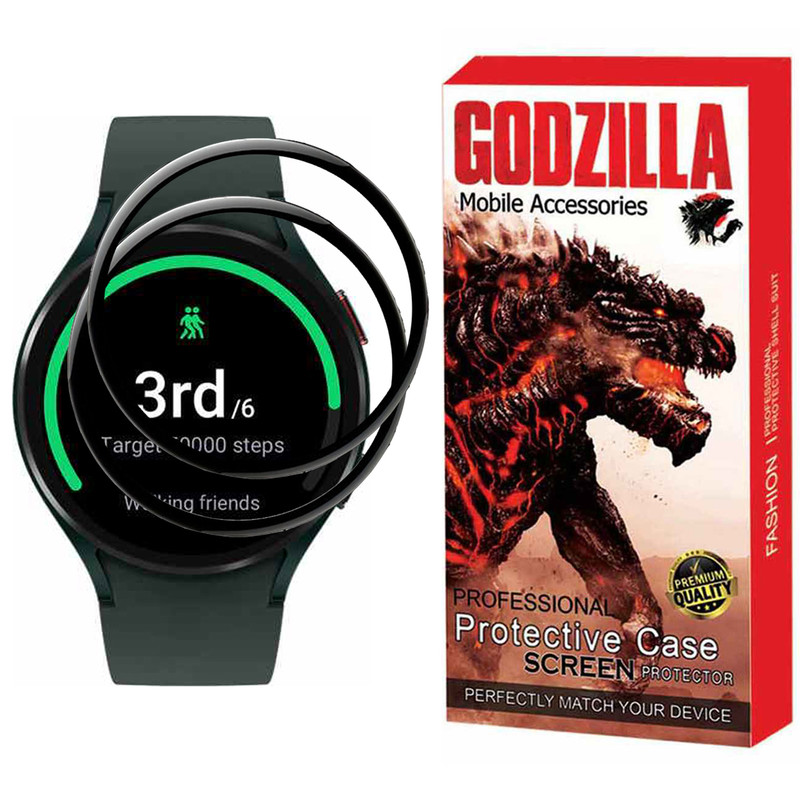 محافظ صفحه نمایش گودزیلا مدل G-PMMA مناسب برای ساعت هوشمند سامسونگ Watch 4 44mm بسته 2 عددی