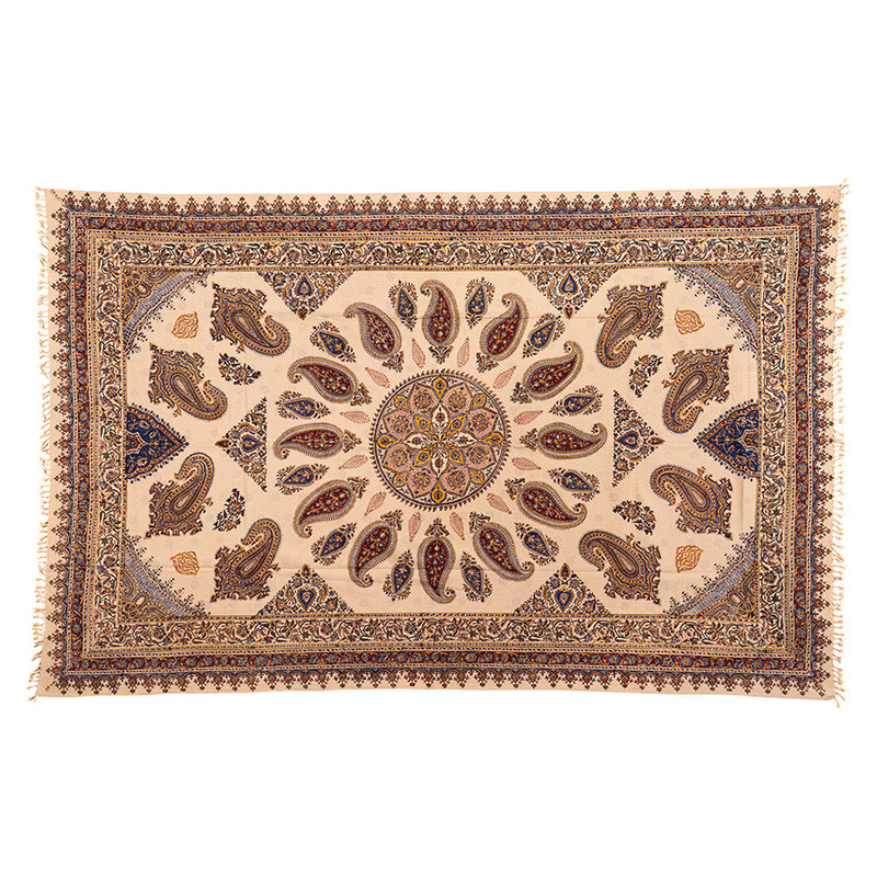 رومیزی قلمکار آرا هنر فاخر ایرانی مدل 4-3490