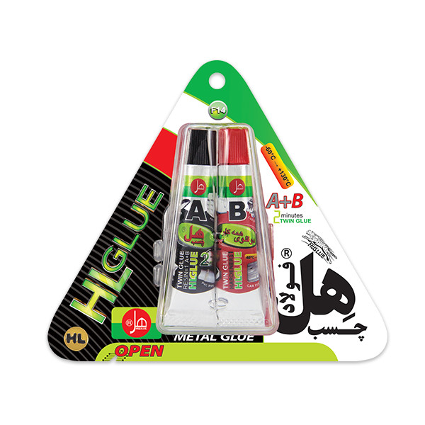 خرید و قیمت چسب دوقلو هل مدل f14 حجم 14میلی لیتر