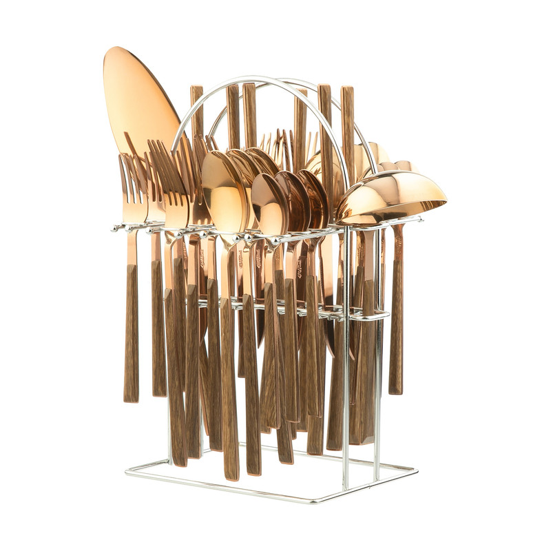 سرویس قاشق و چنگال 33 پارچه جی فی نی مدل R-W-L