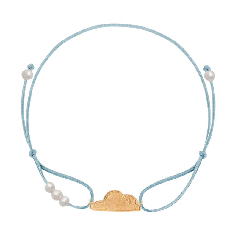 دستبند طلا 18 عیار زنانه درگونه مدل ابر