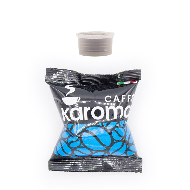 خرید و قیمت کپسول قهوه اسپرسو کاروما مدل Point Decaffeinato بسته سی عددی