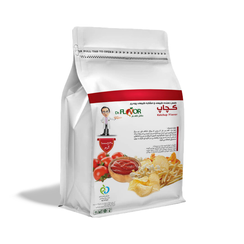 طعم دهنده پودری طبیعی کچاپ دکترفلیور - 1000 گرم
