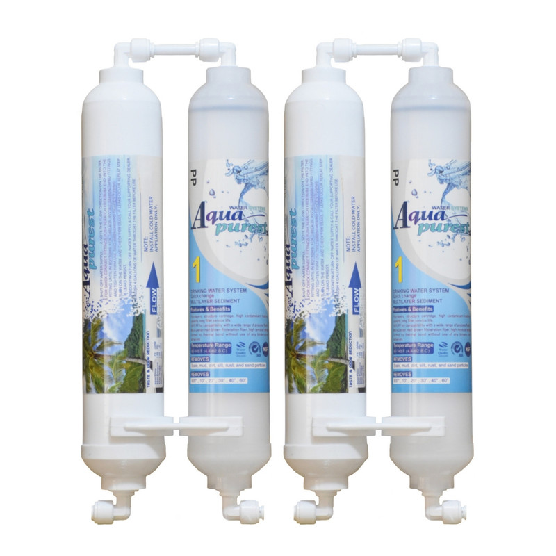 فیلتر رسوب گیر کولر آبی آکوا پیورست شریعتی مدل الیافی Z 404 PRO مجموعه 4 عددی