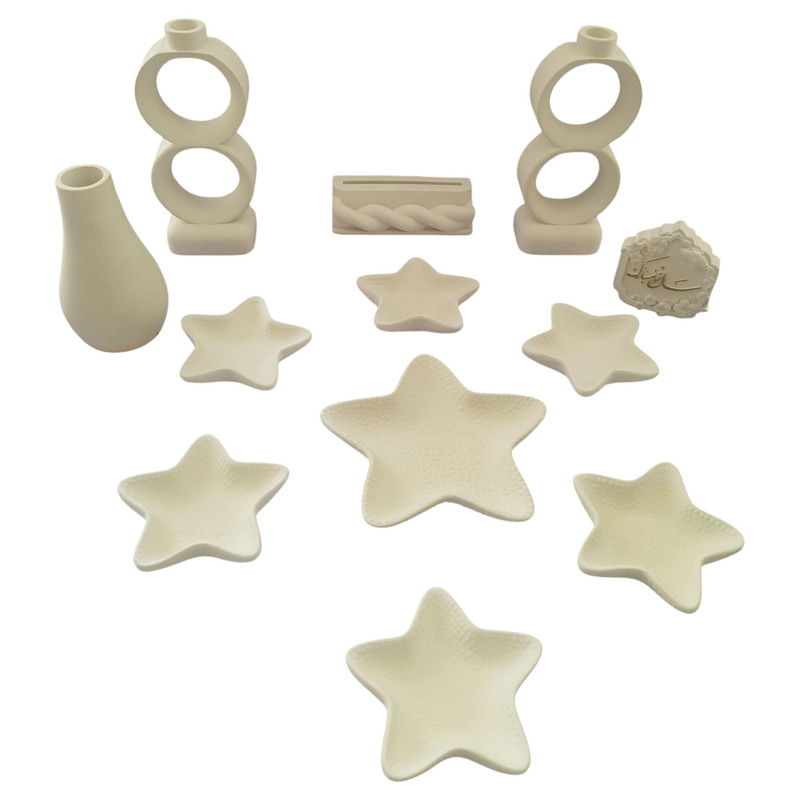 مجموعه ظروف هفت سین 12 پارچه مدل بابیلون