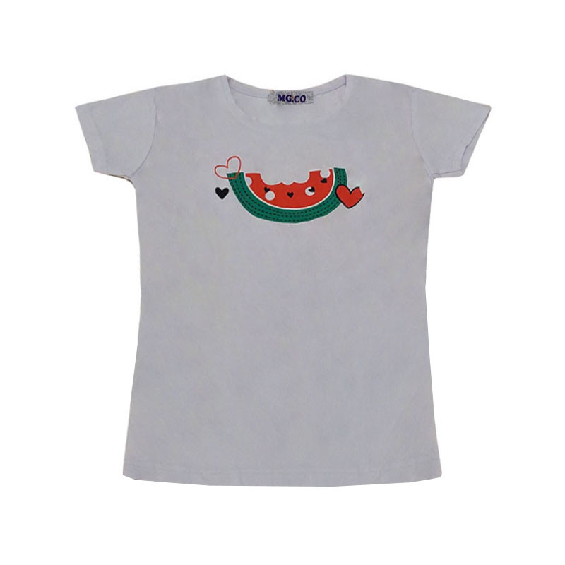 خرید و قیمت تی شرت آستین کوتاه زنانه ام جی مدل هندوانه کد 04