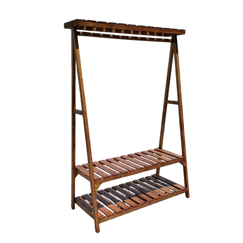 خرید و قیمت رگال لباس مدل چوبی سه طبقه نوجوان