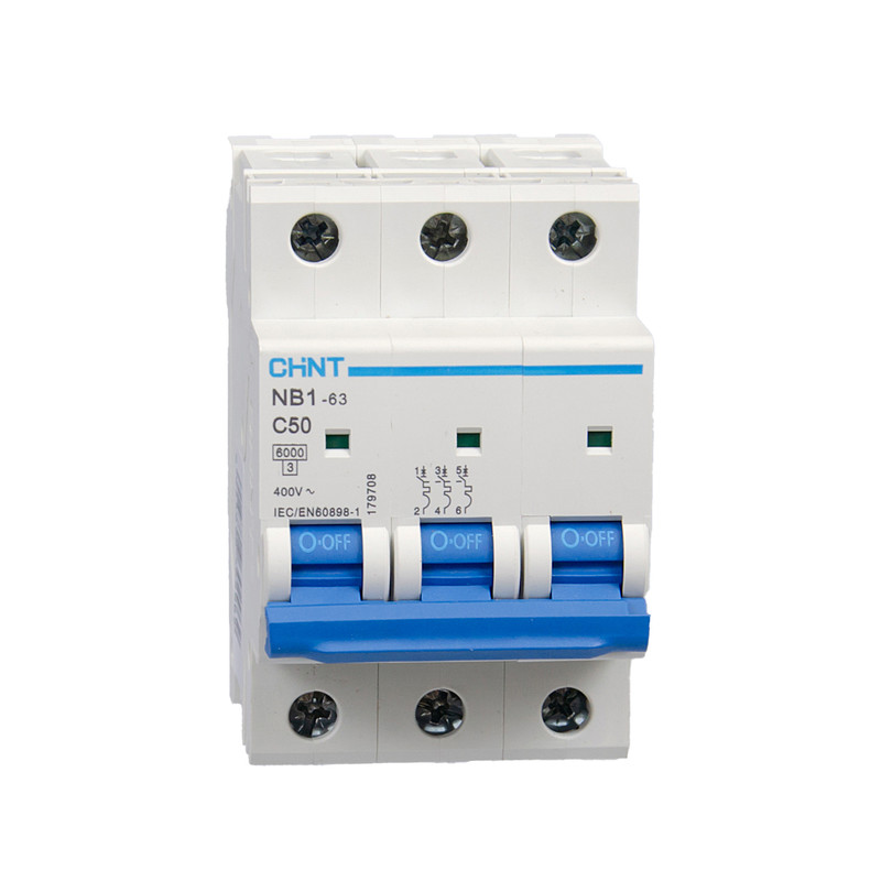 خرید و قیمت فیوز مینیاتوری سه فاز 50 آمپر چینت مدل C50