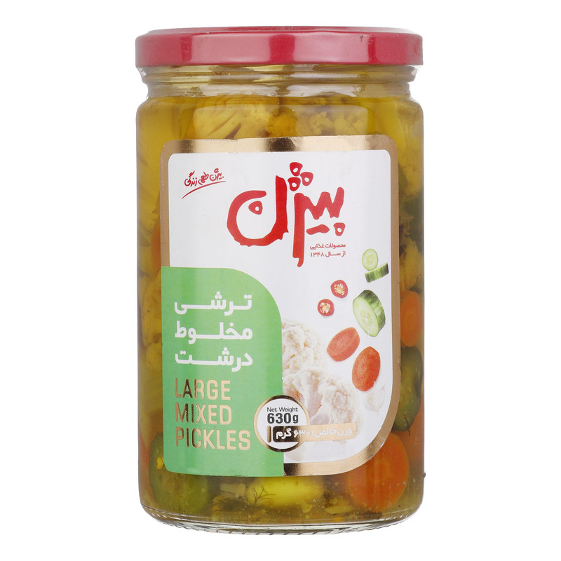 ترشی مخلوط بیژن - 630 گرم