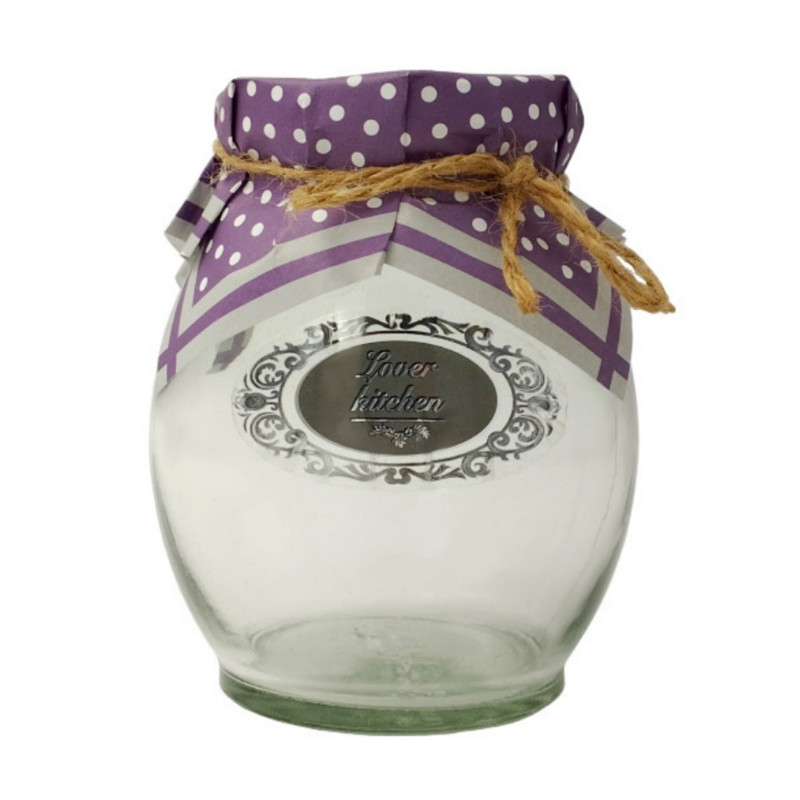 ظرف مربا ام وي اچ گلس اند پلاستيكس مدل رنگینک