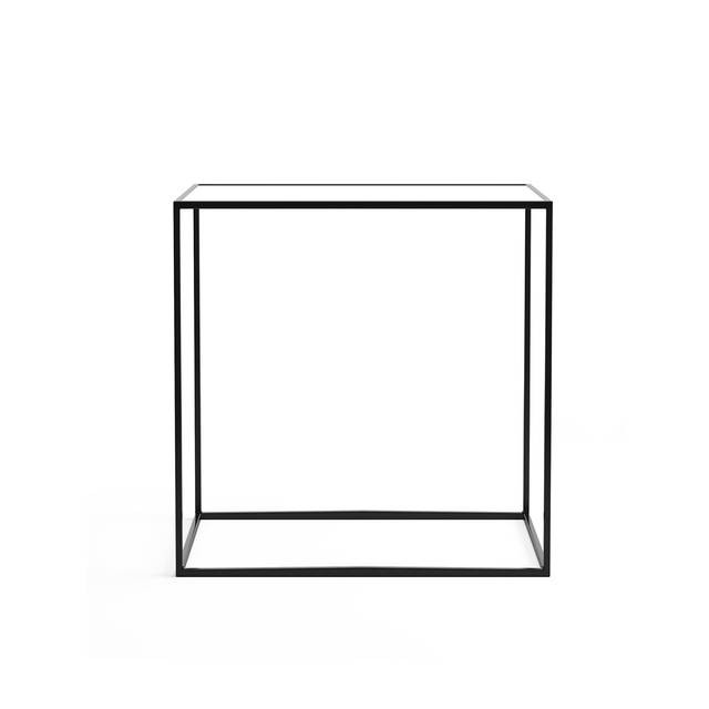 میز عسلی مینیفر مدل هلیوم گلس