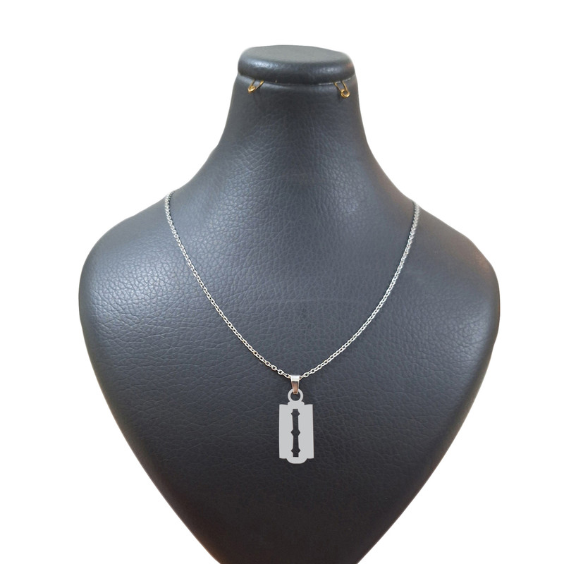 گردنبند نقره زنانه هایکا مدل تیغ کد gn.h 10