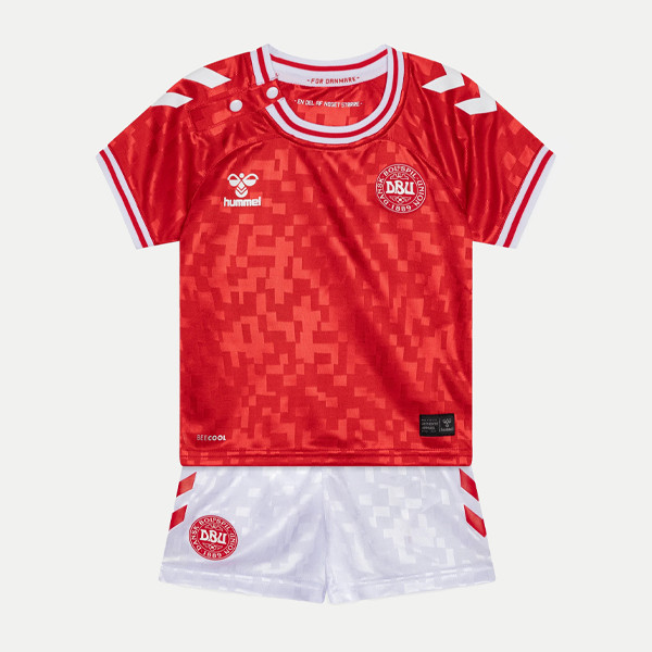 خرید و قیمت ست تی شرت و شلوارک ورزشی پسرانه هامل مدل DENMARK DBU HOME MINI