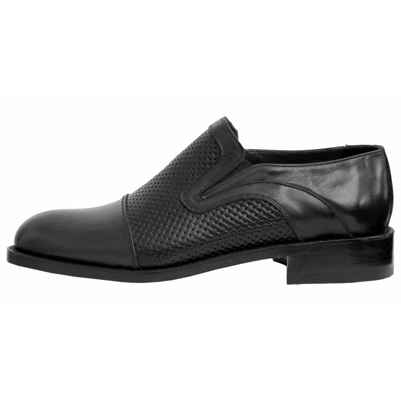 کفش دست دوز دوران مدل بافتی بی بند 172