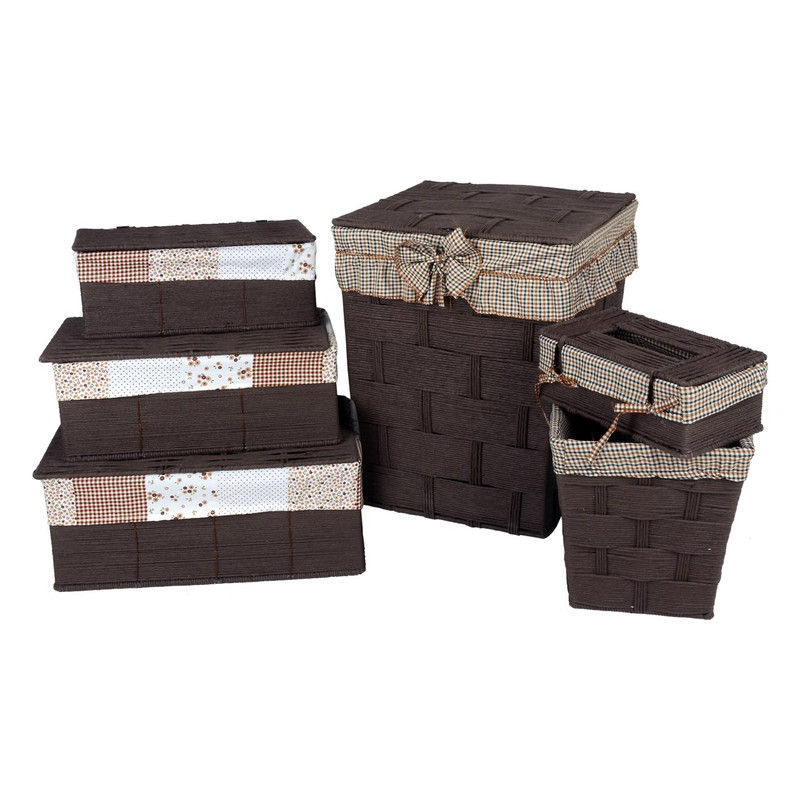 خرید و قیمت سرویس 6 پارچه سطل و سبد ژینورا مدل CH55-B