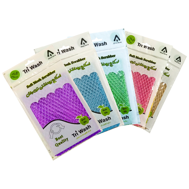 خرید و قیمت اسکاچ تری واش مدل مشبکی بسته 5 عددی