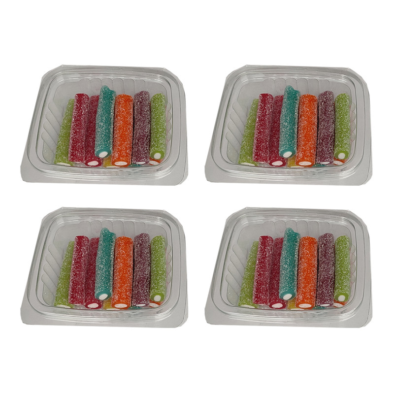 پاستیل شکری چند میوه - 280 گرم بسته 4 عددی