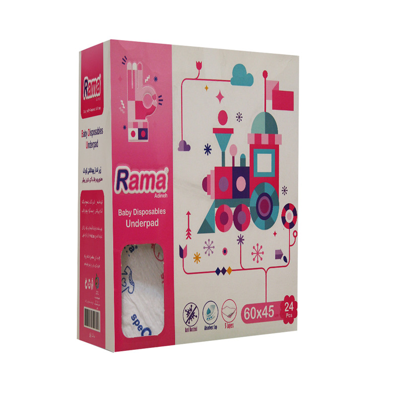 خرید و قیمت پد آموزش ادرار سگ راما مدل ZD بسته 24 عددی