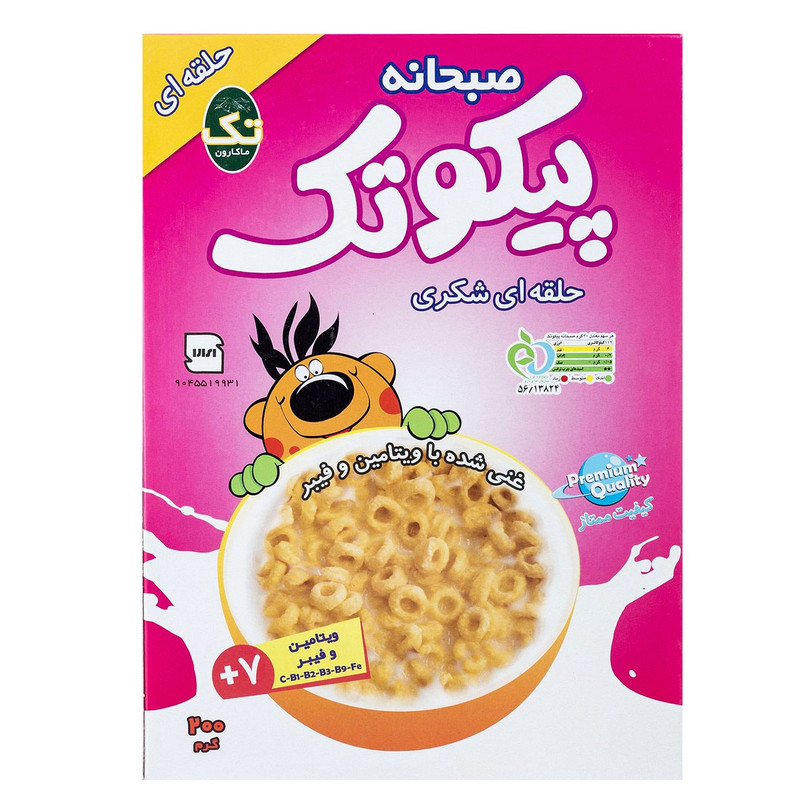 پیکوتک حلقه ای شکری تک ماکارون - 200 گرم