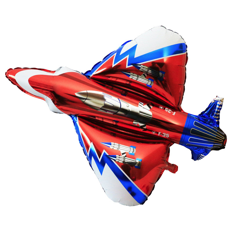 خرید و قیمت بادکنک فویلی لاکی بالونز مدل هواپیما مدل جنگنده کد 1170
