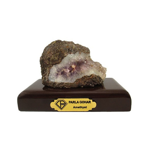 سنگ راف پارلا گوهر مدل آمیتیست کد 6105