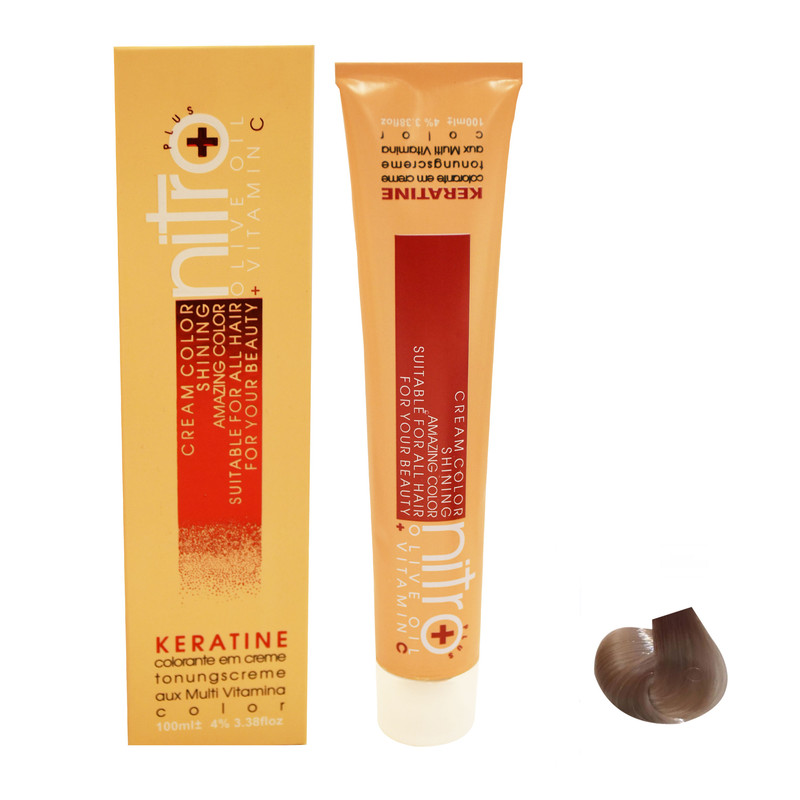 خرید و قیمت رنگ مو نیترو سری Keratine شماره 512 حجم 100 میلی لیتر رنگ سوپر یخی