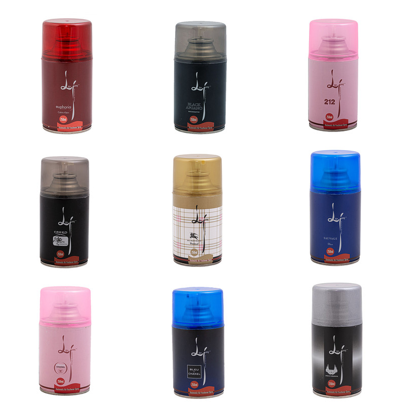 خرید و قیمت اسپری خوشبو کننده و تصفیه کننده هوا لیزا جونز مدل 01 حجم 250 میلی لیتر مجموعه 9 عددی