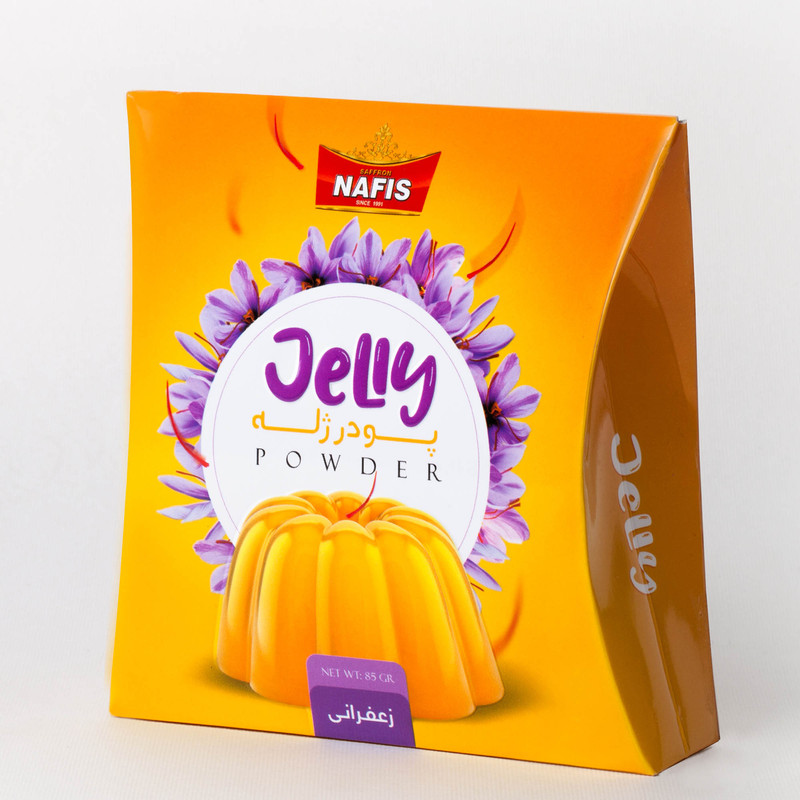 خرید و قیمت پودر ژله زعفرانی نفیس - 80 گرم