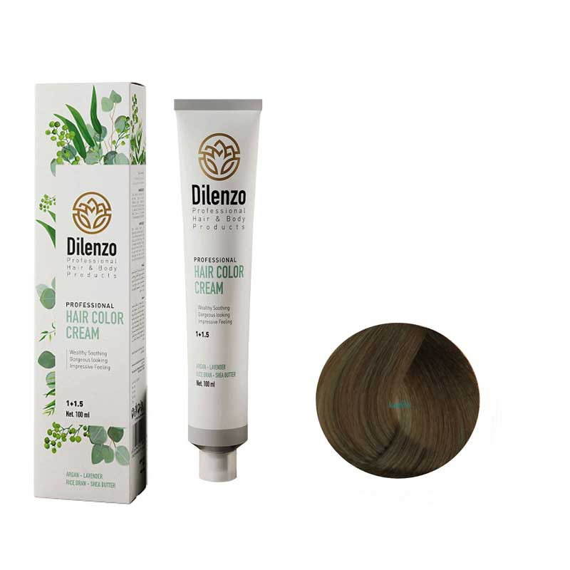 رنگ مو دیلنزو شماره 8I حجم 100 میلی لیتر رنگ بلوند زیتونی روشن