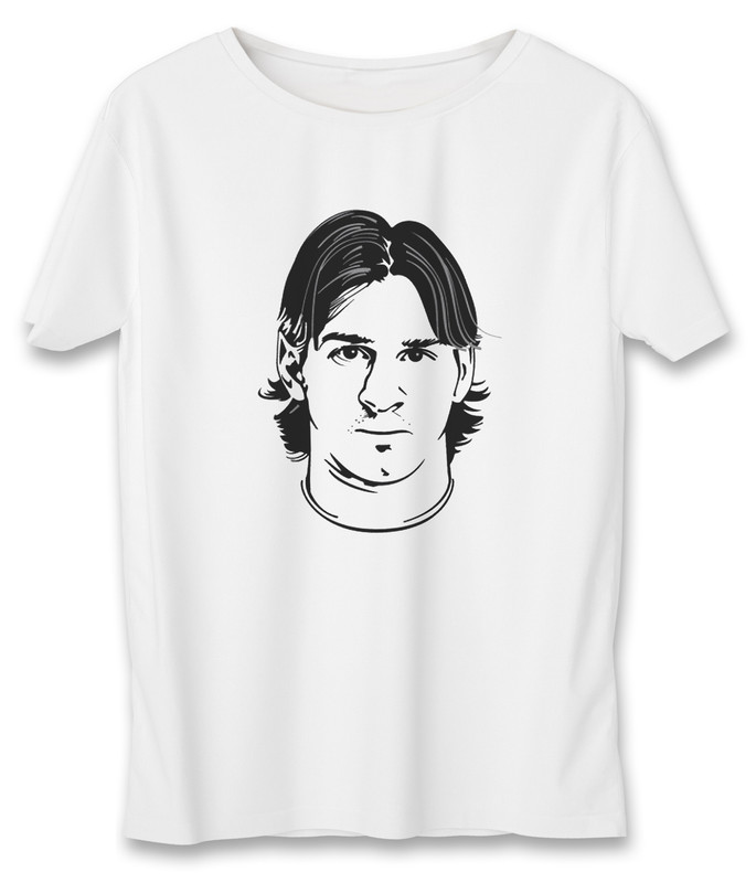 تیشرت مردانه به رسم طرح مسی کد3303