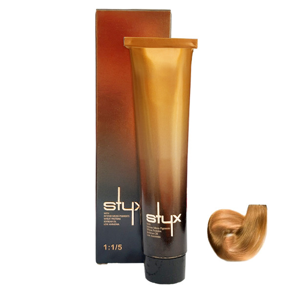 رنگ مو استايکس شماره 12.34 حجم 100 ميلي ليتر رنگ بلوند قرمز مسی فوق روشن